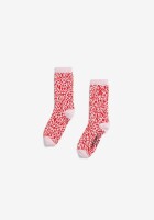 Armedangels Unisex Socken Leopard Socks pink mist