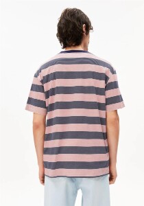 Armedangels Herren T-Shirt Maarkos multi stripes tinted...