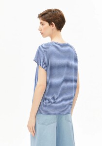 Armedangels Damen T-Shirt slub jersey stripe...