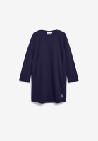 Armedangels Damen Kleid Jerseykleid Maariliana LS tinted navy