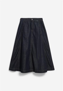 Armedangels Damen Rock panelled denim midi skirt rinse