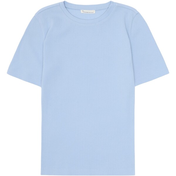 KnowledgeCotton Damen T-Shirt Rib T-Shirt 2010014 skyway