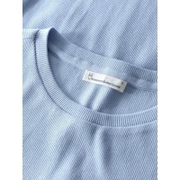 KnowledgeCotton Damen T-Shirt Rib T-Shirt 2010014 skyway
