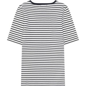 KnowledgeCotton Damen T-Shirt Rib T-Shirt 2010014 navy