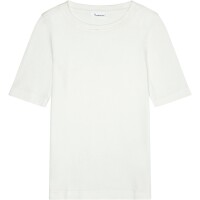 KnowledgeCotton Damen T-Shirt Rib T-Shirt 2010014 star white L