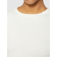 KnowledgeCotton Damen T-Shirt Rib T-Shirt 2010014 star white L