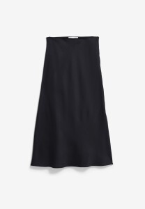 Armedangels Damen Rock Lenovaa satin slip-skirt black
