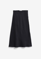 Armedangels Damen Rock Lenovaa satin slip-skirt black