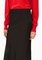 Armedangels Damen Rock Lenovaa satin slip-skirt black