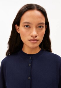 Armedangels Damen Cardigan Feinstrick tinted navy