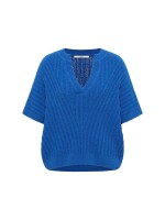 Lanius Damen Pullover Bouclé Pullunder GOTS lapis