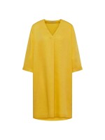 Lanius Damen Kleid mit V-Ausschnitt dark kiwi