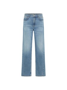 Lanius Damen Jeans straight GOTS light blue denim