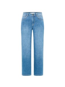 Lanius Damen Jeans relaxed GOTS stonewash blue denim