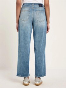 Lanius Damen Jeans relaxed GOTS stonewash blue denim 40