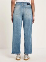 Lanius Damen Jeans relaxed GOTS stonewash blue denim 40