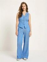Lanius Damen Weste OCS lapis/ creme