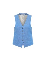 Lanius Damen Weste OCS lapis/ creme