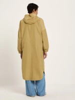 Lanius Damen Jacke beschichteter Mantel GRS khaki