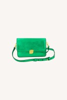 by bar Damen Handtasche Loua gloss bag electric green