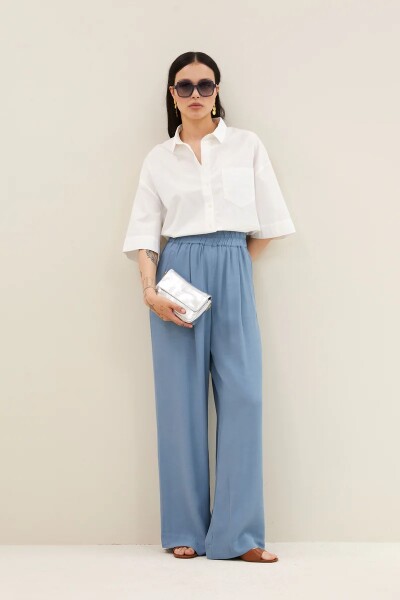 by bar Damen Bluse Pilar poplin white
