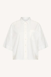 by bar Damen Bluse Pilar poplin white