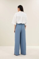by bar Damen Bluse Pilar poplin white