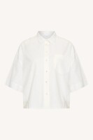 by bar Damen Bluse Pilar poplin white