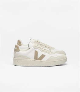 Veja Damen Schuhe V-90 O.T. Leather White Taupe