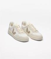 Veja Damen Schuhe V-90 O.T. Leather White Taupe