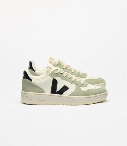 Veja Herren Schuhe V-10 Leather Pure Black Clay