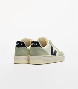 Veja Herren Schuhe V-10 Leather Pure Black Clay