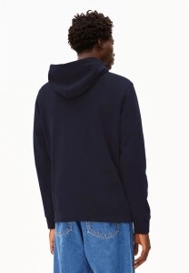 Armedangels Herren Pullover Hoodie Paarlo Fleece night sky