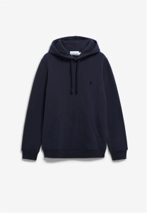 Armedangels Herren Pullover Hoodie Paarlo Fleece night sky
