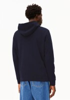 Armedangels Herren Pullover Hoodie Paarlo Fleece night sky