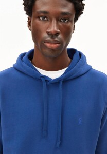 Armedangels Herren Pullover Hoodie Paarlo Fleece dark morning