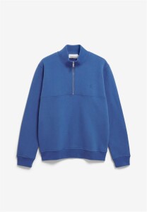 Armedangels Herren Pullover Troyer WAARLO Fleece dark morning
