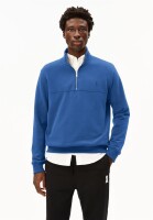 Armedangels Herren Pullover Troyer WAARLO Fleece dark morning