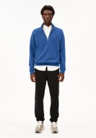 Armedangels Herren Pullover Troyer WAARLO Fleece dark morning