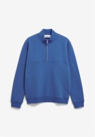 Armedangels Herren Pullover Troyer WAARLO Fleece dark morning