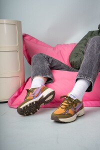 Genesis Footwear Damen Schuhe G-Eco 99 Multi Colour Olive/Mustard/Lavender