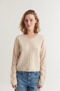 Basic Apparel Damen Cardigan Selem Moonbeam