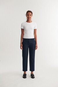 Basic Apparel Damen Hose Radi slim navy melange XL