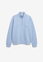 Armedangels Herren Pullover Troyer Waarlo loop wedgwood