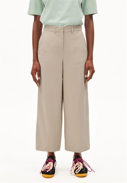 Armedangels Damen Hose Caarunus Lino sandstone