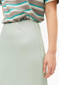 Armedangels Damen Rock Lenovaa satin slip-skirt foam