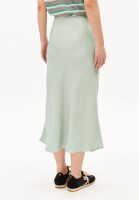 Armedangels Damen Rock Lenovaa satin slip-skirt foam