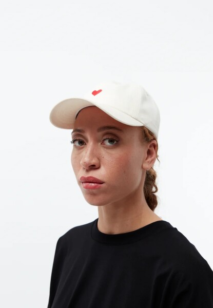 GIVN Unisex Basecap GB-Tim (Heart) Off White onesize