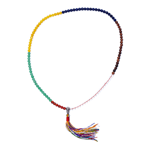 Phoenix Import 15632 Kette Mala Weisheit 111 Perlen - 0,8cm