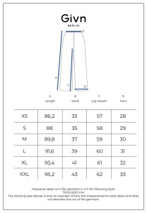 Givn Damen Hose GB-Fay Faded Olive (Linen)